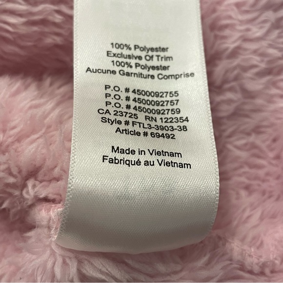 ARITZIA Tna Pink Cozy Teddy Bear Hoodie, Size Small - Picture 11 of 12